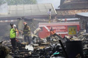 Pasar Induk Cepu Hangus Terbakar