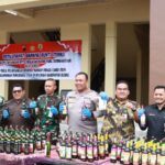 Tutup Tahun 2024, Polres Blora Sukses Ungkap 117 Kasus Kriminal, 1.016 Botol Miras Disita dan Dimusnahkan