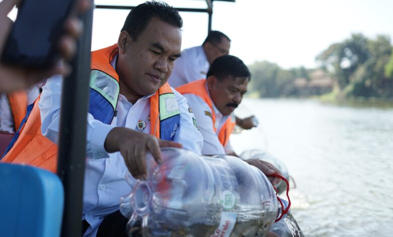 32 Ribu Ekor Benih Ikan Ditebar Pemkab Blora di 8 Waduk dan Embung