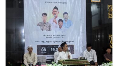 Halal Bihalal Warga Panolan, Rajut Kasih Sayang dan Perkuat Syiar Islam
