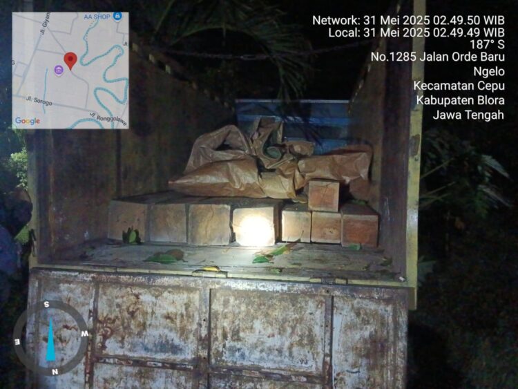 Drama Pengejaran Truk Kayu Curian di Blora: Mobil Patroli Ditabrak, Pelaku Bersenjata Tajam Kabur