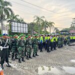 Polres Blora Kerahkan 580 Personel Amankan Pengesahan Warga Baru PSHT di Cepu