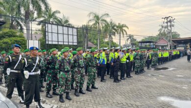 Polres Blora Kerahkan 580 Personel Amankan Pengesahan Warga Baru PSHT di Cepu