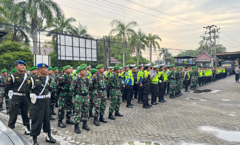 Polres Blora Kerahkan 580 Personel Amankan Pengesahan Warga Baru PSHT di Cepu
