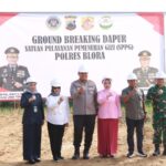 Polres Blora Gelar Peletakan Batu Pertama Dapur SPPG, Dukung Penuh Program MBG