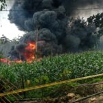 Sumur Minyak Tradisional di Blora  Meledak dan Terbakar