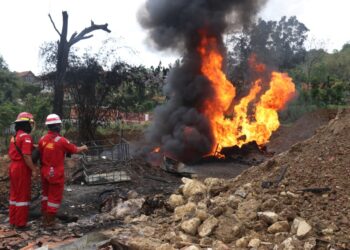 Pertamina EP Field Cepu Bantu Penanganan Kebakaran Sumur Minyak di Blora