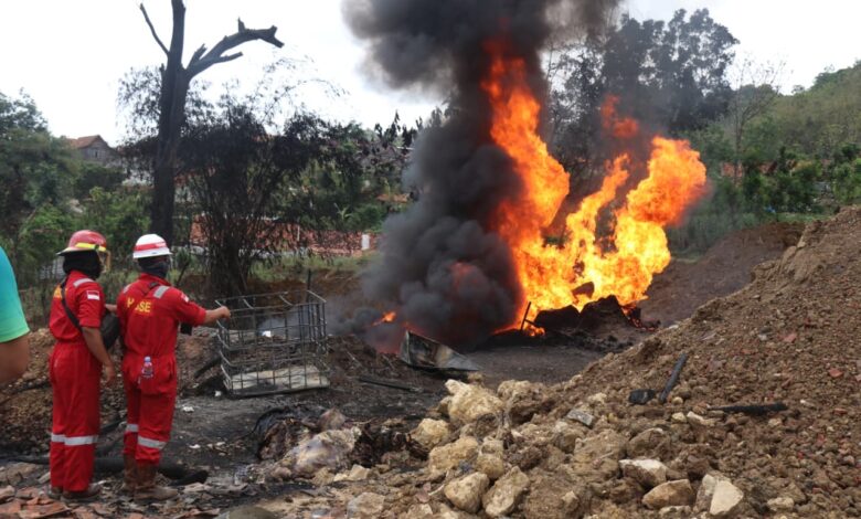 Pertamina EP Field Cepu Bantu Penanganan Kebakaran Sumur Minyak di Blora