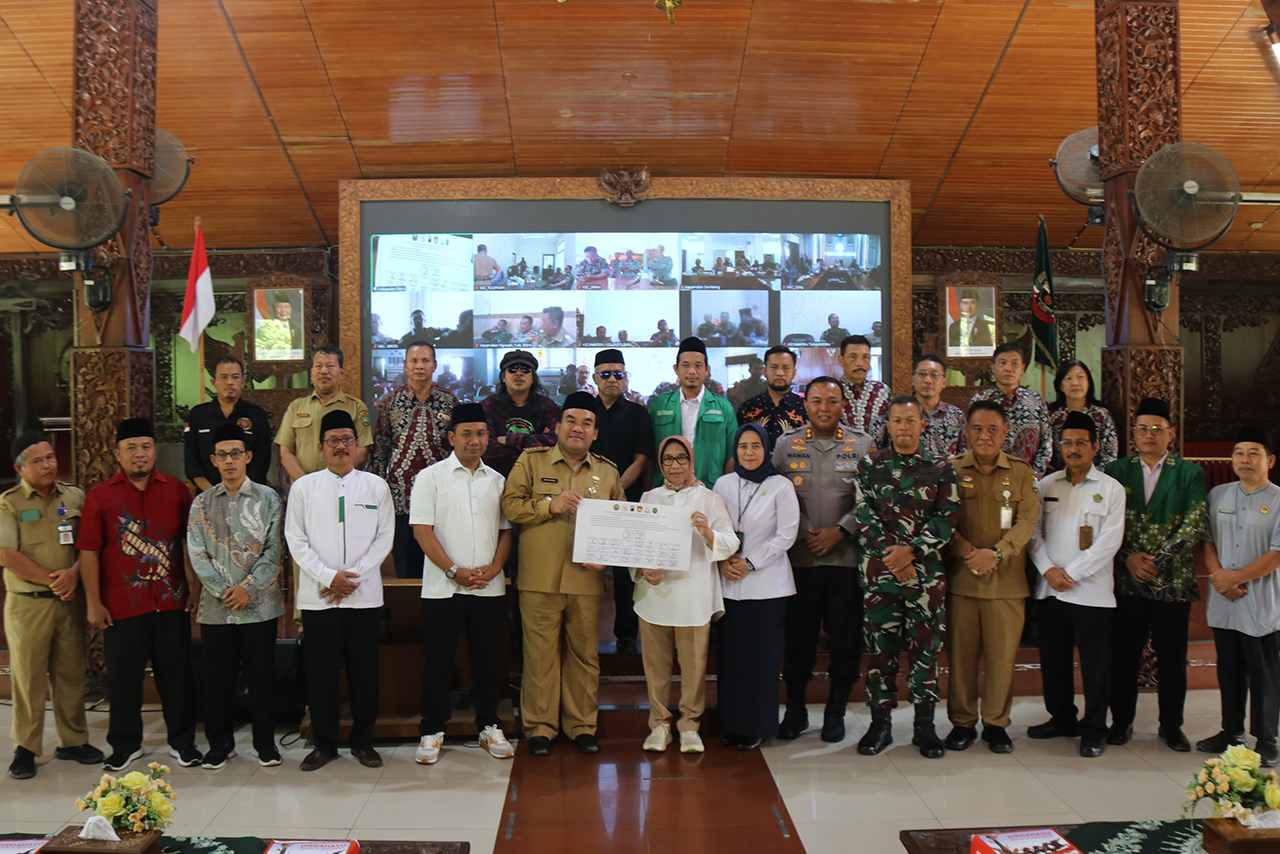 Blora Gelar Deklarasi Penolakan Aksi Kekerasan Ciptakan Blora Cinta Damai dan Aman