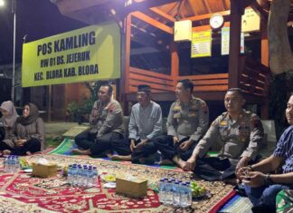 Guyub Rukun dan Aman Melalui Pos Ronda Kapolres Ajak Warga Blora Aktifkan Poskamling