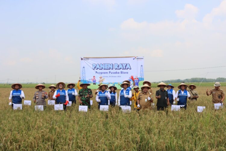 Program PUSAKA BLORA Pertamina Dorong Kemandirian Petani Lewat Padi Organik
