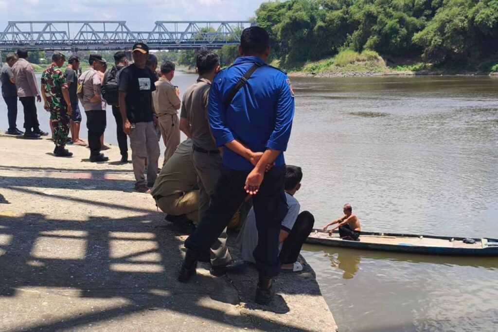 TRAGIS! Pelajar SMK Muda Cepu Tewas Tenggelam di Bengawan Solo Balun