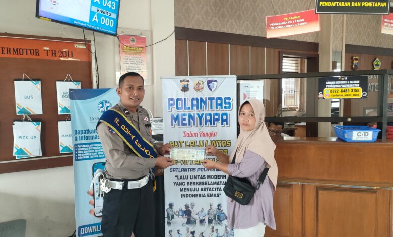 Satlantas Polres Blora Rutin Gelar Giat Pagi, Kasatlantas: Kedepankan Sikap Humanis dan Responsif 