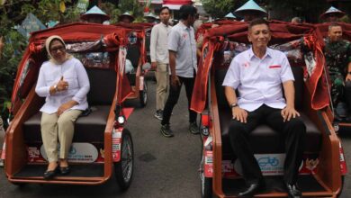Bentor dan Becak Kayuh di Blora Diganti Becak Listrik