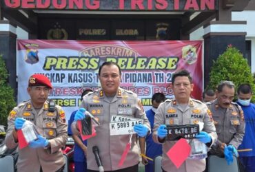 Dua Bersaudara Pelaku Curanmor Ditangkap Tim Resmob Polres Blora
