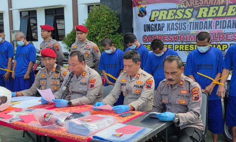 Satreskrim Polres Blora Berhasil Bongkar Tuntas Komplotan Pelaku Curanmor Lintas Kabupaten