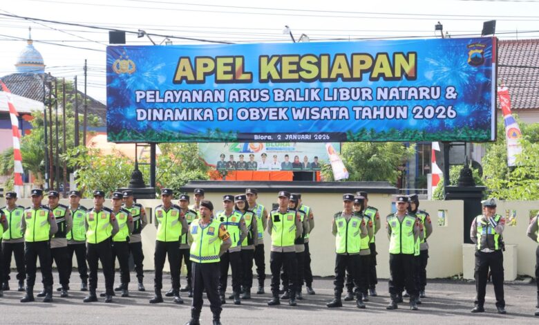 Polres Blora Siagakan Personel Hadapi Arus Balik Nataru 2026