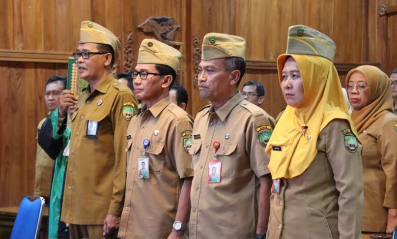 Perubahan Struktural Empat Pejabat Eselon II Pemkab Blora Resmi Berganti