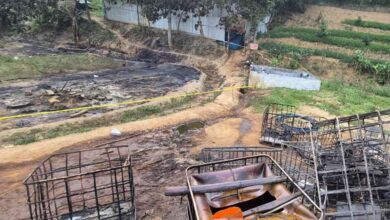 Polres Blora Buka Suara Kebakaran Sumur Minyak di Gandu