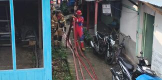 Kebakaran Rumah di Desa Mernung Cepu, Kerugian Ditaksir Capai Puluhan Juta