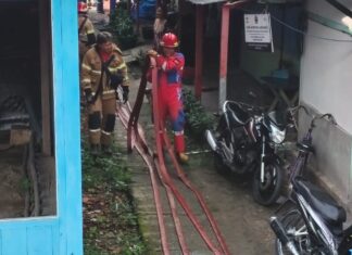 Kebakaran Rumah di Desa Mernung Cepu, Kerugian Ditaksir Capai Puluhan Juta