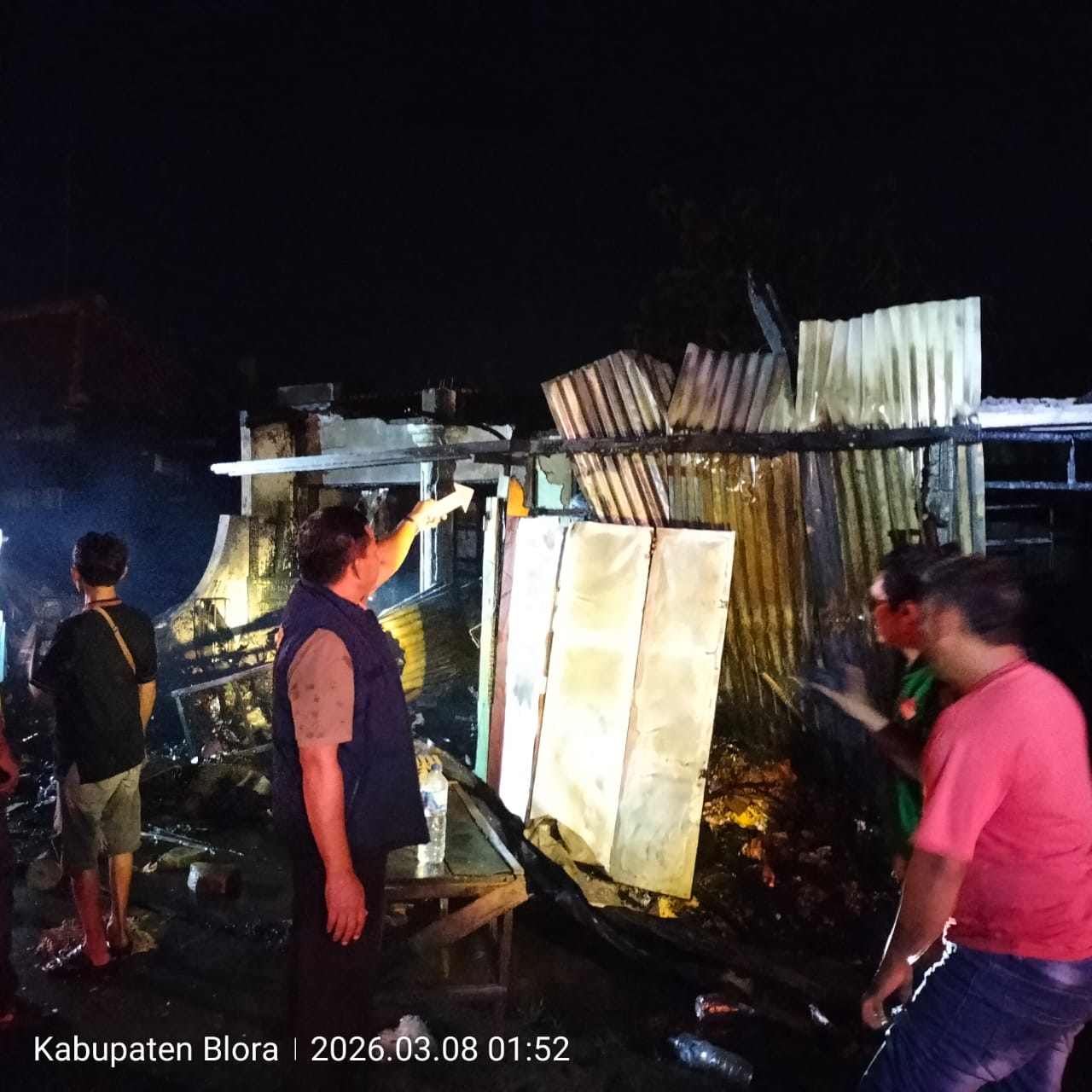 Kebakaran Hanguskan Rumah dan Pasar Darurat Ngawen, Kerugian Mencapai Rp2,2 Miliar