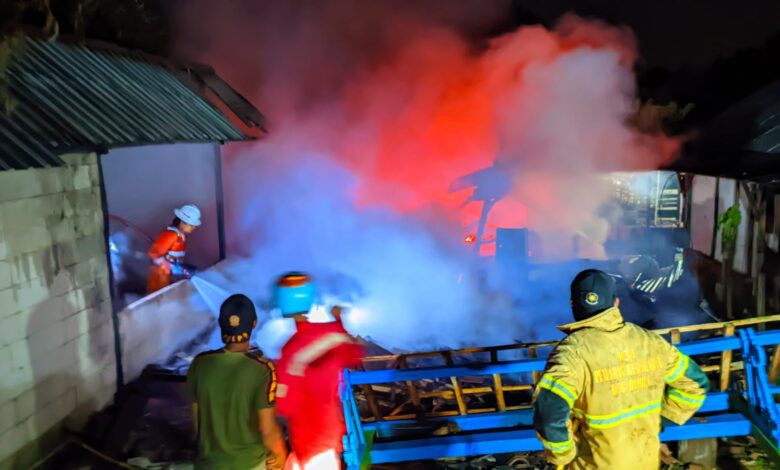 Kebakaran Landa Rumah di Karangboyo Cepu, Kerugian Capai Puluhan Juta Rupiah