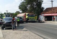 Kecelakaan Beruntun di Jalur Blora-Cepu, 2 Orang Patah Tulang