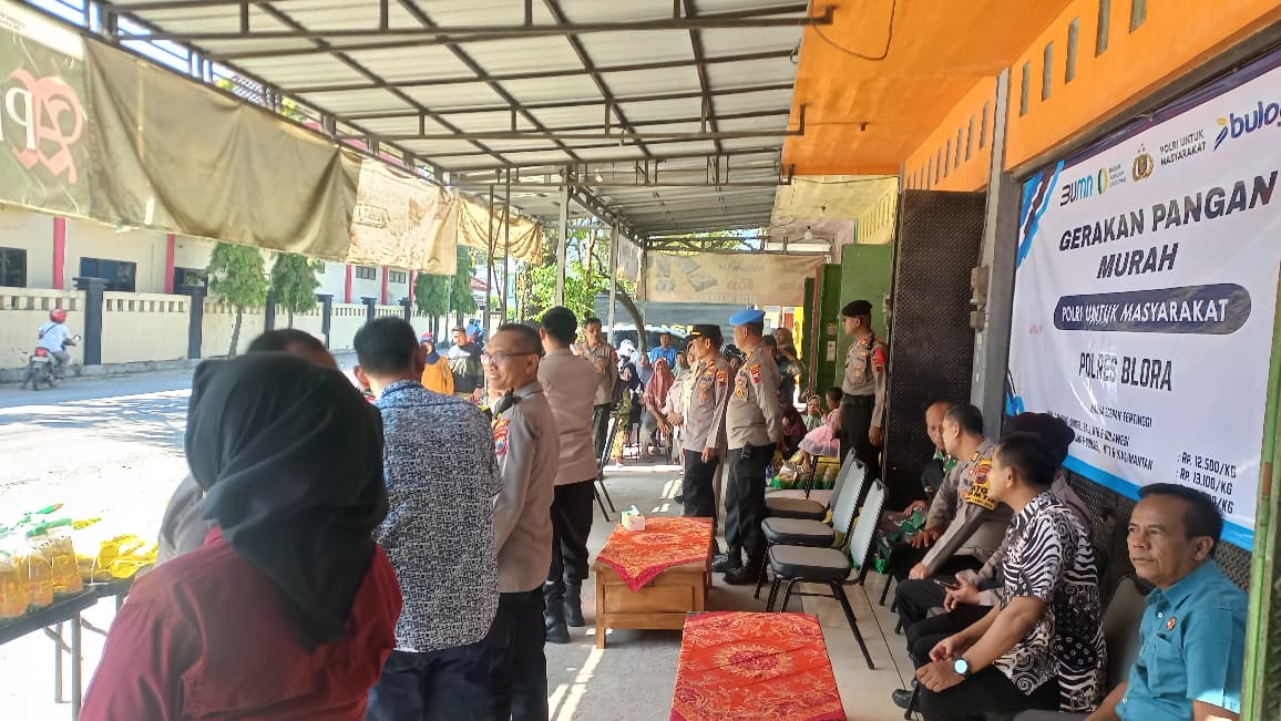 Gerakan Pangan Murah Polres Blora