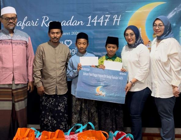 Safari Ramadan 2026, BNI Kantor Cabang Cepu Salurkan 458 Paket Sembako di Blora dan Sekitarnya