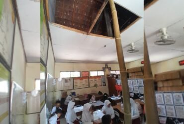 Puluhan Tahun Tak Tersentuh Bangunan dan Atap Disangga Bambu, SDN 1 Tanjung Butuh Pembangunan